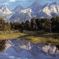 Mountain Reflection in the Lake