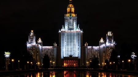 Moscow State University - building, moscow, state, university