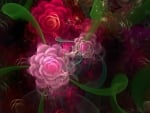 Fractal roses