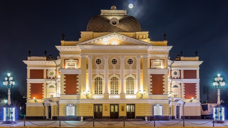 Theatre of Irkutsk in Russia - Russia, Building, Irkutsk, Theatre