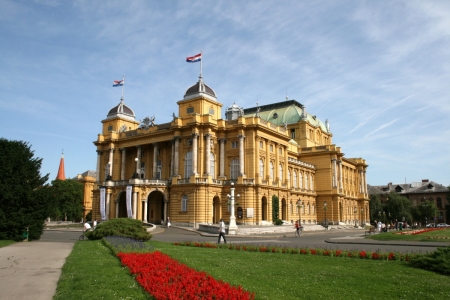 Theater in Zagreb , Croatia