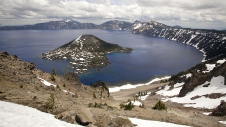 Crater Lake National Park, Utah - Mountains, Park, National, Crater, Lake, Utah