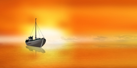 sailing boat - emotions, water, nature, boat