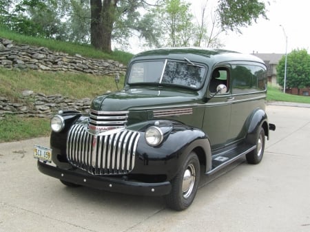 1946 Chevrolet Panel Van - chevrolet, car, van, old-timer, panel