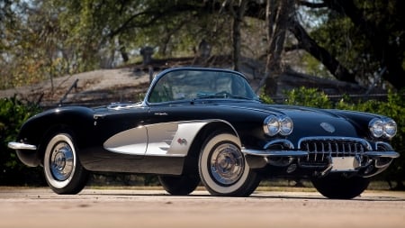 1961 Chevrolet Corvette C1 Convertible - sport, chevrolet, car, old-timer, convertible, corvette