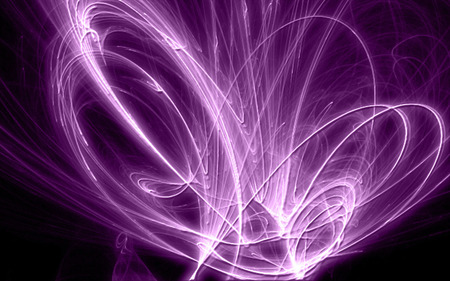 Purple Abstract - purple, abstract, black, glowing