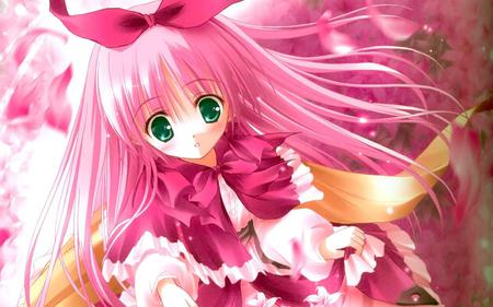 pink hair girl wallpaper 1440x900 jpg - cute, girl, fantasy, pinkhair