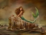 Mermaid on Rock