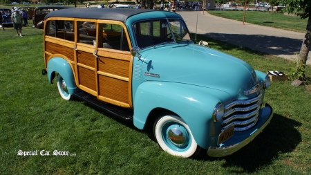 1947 Chevrolet Thriftmaster - Car, Thriftmaster, Woodie, Station Wagon, Old-Timer, Chevrolet