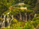 Waterfall Plitvice Lake National Park