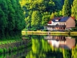 House Reflected in the Lake