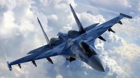 Sukhoi Su-35 - Military, Su-35, Aircraft, Sukhoi