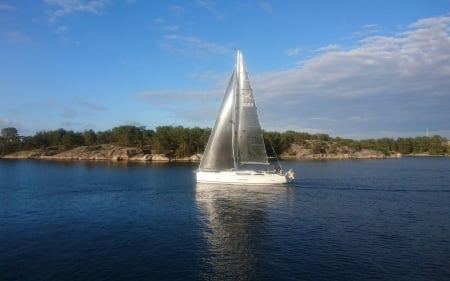 Sailboat in Sandhamn, Sweden - Sweden, water, sailboat, yacht