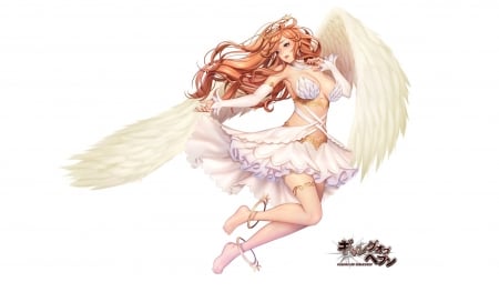 Angel - manga, anime, wings, girl, angel