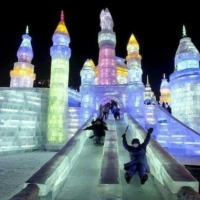 Ice Slide In China