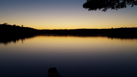 Lake William at Twilight - vacation, twilight, lake, reflection