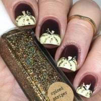 Pumpkin Nail Art