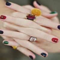 Fall Rings And Nail Art