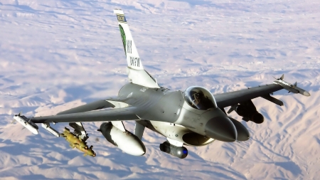 General Dynamics F-16 Fighting Falcon - Fighting Falcon, Military, Aircraft, General Dynamics, F-16