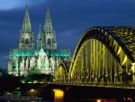 Cologne Cathedral and Bridge