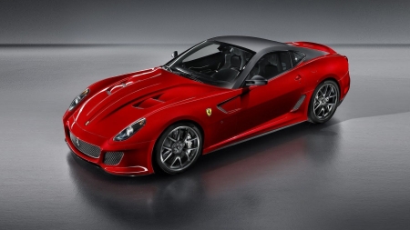 2011 Ferrari 599 GTO - vehicles, cars, red cars, ferrari, front view, ferrari 599 gto