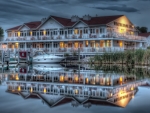 Hotel Reflection in the Lake