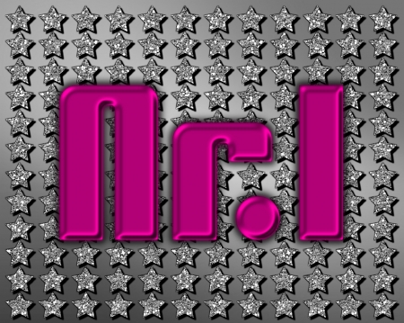 Nr.1 - gizzzi, silver, glitter, nr1, word, text, stars, pink