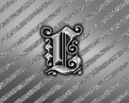 old english font letter l wallpaper