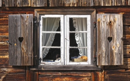 Window - house, wooden, window, old