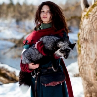 Beautiful Woman With Fox