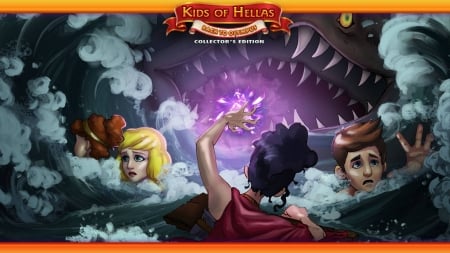 Kids of Hellas - Back to Olympus03 - hidden object, cool, video games, fun, puzzle