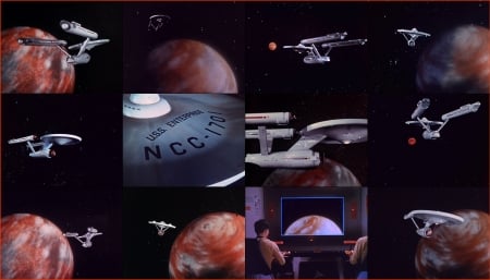 Starship Enterprise Views Season One - spaceship enterprise, trek, star trek, enterprise, planet, starship enterprise