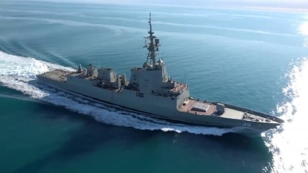 WORLD OF WARSHIPS HMAS HOBART AIR WARFARE DESTROYER - 483 ft, 6900 tons, combined diesel and gas, codog, 28 kts, 5000 miles range