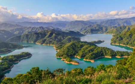 Alligator Lake - lake, nature, landscape, peninsula