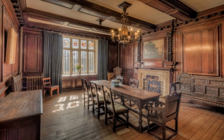 Dinning Room in Turton Tower