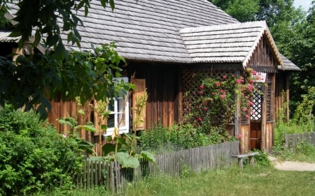 Old Wooden House - old, house, wooden, home