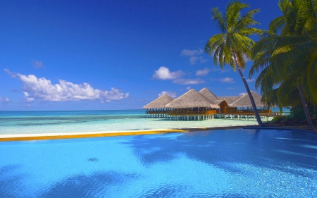 Resort Island - travel, resort, vacation, island