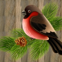 Red Breasted Bird