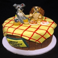 Lady And Tramp Cake