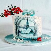 Winter Church Cake