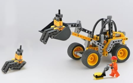 Lego Excavator - toy, construction game, lego, excavator