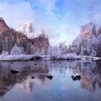 Snow Yosemite National Park