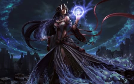 Dark Witch - witch, arts, dark, magial, fantasy