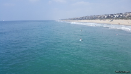 Drone View, Manhattan Beach - drone, sky, ocean, beach, california, redondo, water, manhattan