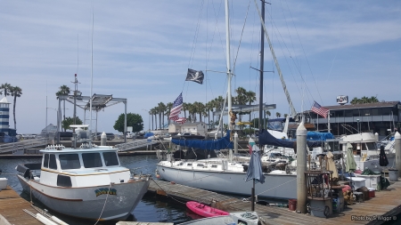 Redondo Beach Harbor, California - Harbor, Clouds, Redondo, Water, California, Dock, Boats, Sky, Beach