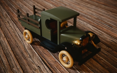 Wooden Toy Truck