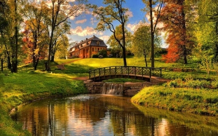 River - river, landscape, nature, tree