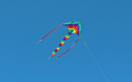 Kite - colors, toy, kite, sky