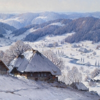 Winter landscape in the Black Forest