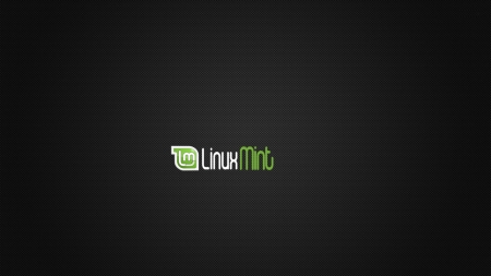 Carbon Mint Green - dark, linux, mint, logo